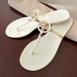 Tory Burch jelly flip flops
